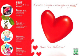 [MD8462] CPM - SAN VALENTINO - L'AMORE E' SEMPRE E COMUNQUE UN GIOCO! - GRUPPO PREZIOSI - PERFETTA - Non Viaggiata - Valentine's Day