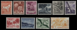 Weihnachtsinsel 1963 - Mi-Nr. 11-20 ** - MNH - Fauna & Flora - Christmas Island