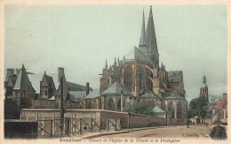 FRANCE - Vendôme - Chevet De L'Eglise De La Trinité Et Le Presbytère - Colorisé - P Rouilly - Carte Postale Ancienne - Vendome
