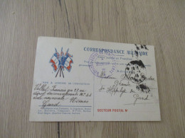 CPFM Carte Postale En Franchise Guerre14/18 Hôpital De Convalescents Nîmes 1915 Texte à Lire - Brieven En Documenten