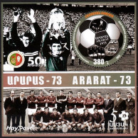 ARMENIA 2023-23 Soccer: Double Victory Of Ararat Team - 50. Souvenir Sheet, MNH - Clubs Mythiques