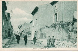 07 Ardèche Très Beau Plan CRUAS La Grande Rue - Le Pouzin