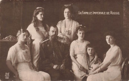 FAMILLE ROYALE - La Famille Impériale De Russie - Les Romanov - AN Paris - Carte Postale Ancienne - Familles Royales