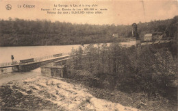 BELGIQUE - La Gileppe - Le Barrage - Le Lac Et Le Trop Plein - Carte Postale Ancienne - Gileppe (Barrage)