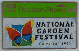 UK - Great Britain - Landis & Gyr - National Garden Festival - Specimen - 40 Units - R - BT Emissions Publicitaires