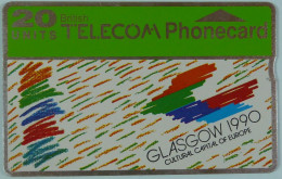 UK - Great Britain - Landis & Gyr - Glasgow 1990 - Specimen - 20 Units - R - BT Edición Publicitaria