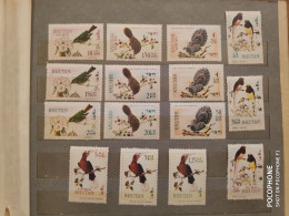 1968	Bhutan	Birds (F74) - Bhoutan