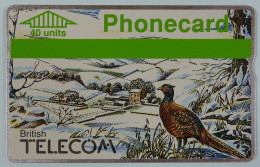 UK - Great Britain - Landis & Gyr - BTC012 - Winter 1989 - Pheasant - Specimen - 40 Units - R - Sonstige & Ohne Zuordnung