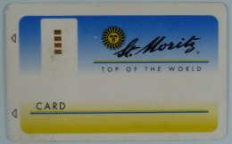 SWITZERLAND - Urmet - Multifunction Smartcard - Trial - St Moritz - Top Of The World - Used - R - Suisse