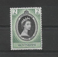MONTSERRAT 1953 Couronnement YT N° 129 * Avec Charnière Soldé - Montserrat