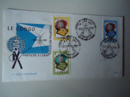 CONGO REPUBLIC COVER  1962  MEDICAL  MALARIA PALUDISME - Otros & Sin Clasificación