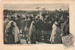 MAROC - Le Sultan Se Rendant à La Mosquée - Animé - V Hell Photographe - Dos Non Divisé - Carte Postale Ancienne - Other & Unclassified