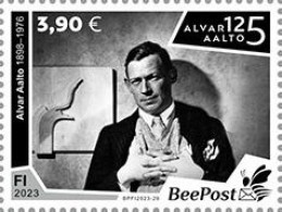 Finland Finnland Finlande 2023 Alvar Aalto Architect Designer 125 Ann BeePost Stamp MNH - Ongebruikt