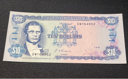 Bank Of Jamaica. Great Britain 1978-1991 Perfect Condition 10 Dollars - Jamaique