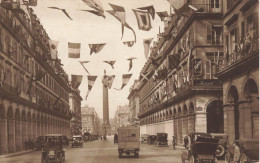 Paris 1er * Carte Photo * Rue De Castiglione Ou Rue De La Paix , Place Vendome * Tailleur Joseph PAQUIN * FÊTE ? - Paris (01)