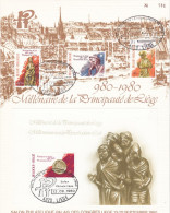 Millénaire De La Principauté De Liège / Millennium Prinsbisdom Luik  - 980 - 1980 - Herdenkingsdocumenten