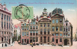 BELGIQUE - Maisons Du Grand Duc Charles De Lorraine Et Du Prince D'Orange - Colorisé - Carte Postale Ancienne - Monumenti, Edifici