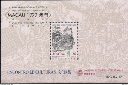 1999 Macao  Scott  1009   A 193  Mi. Bl 71I **MNH    Zusammentreffen Der Kulturen - Blocks & Kleinbögen