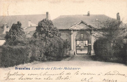 BELGIQUE - Bruxelles - L'entrée De L'Ecole Militaire - Carte Postale Ancienne - Educazione, Scuole E Università