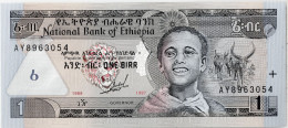 ETHIOPIE - 1 Birr 1989-1997 UNC - Etiopía
