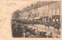 FRANCE - Saint Dié - Revue Du 14 Juillet - Parade - Animé - Dos Non Divisé - Carte Postale Ancienne - Saint Die