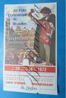 Brussel 45 é Handelsbeurs Foire Commerciale "1972"  Porto DALVA Imp. QUALLIVINO Somers Boechout - Reclame