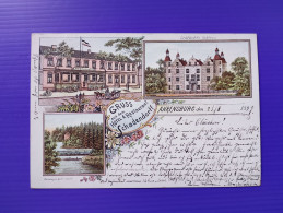 Alte AK Ansichtskarte Postkarte Ahrensburg Gruss Aus Dem Hotel Restaurant Schadendorff Litho Schleswig Holstein Alt Old - Ahrensburg