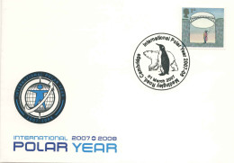 954  Année Polaire Internationale: Oblit. Temp. Ours, Pingouin - Polar Year, Bear, Penguin: Cambridge Pictorial Cancel - Pinguïns & Vetganzen