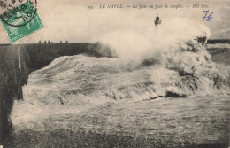 FRANCE - Le Havre - La Jetée Un Jour De Tempête - Carte Postale Ancienne - Non Classés