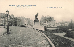 BELGIQUE - Bruxelles - Rond Point De L'Avenue Louise - Le Tombeau Des Lutteurs - Carte Postale Ancienne - Avenues, Boulevards