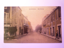 2023 - 4190  LANNEMEZAN  (Hautes-Pyrenées)  :  Rue CARNOT  -  Carte Toilée Couleur   1915   XXX - Lannemezan