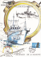 Vlootdagen - Journées De La Marine / M 920 IRIS / M 921LOBELIA / M 922 MYOSOTIS / M 928 STAVELOT - Commemorative Documents
