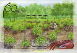 182553 MNH MALASIA 2004 CENTENARIO DE MATANG MANGROVES PERAK - Malaysia (1964-...)