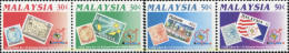 576651 MNH MALASIA 1992 KUALA LUMPUR 92. EXPOSICION FILATELICA INTERNACIONAL Y 125 ANIVERSARIO DEL SELLO MALAYO - Malaysia (1964-...)