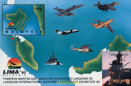 91573 MNH MALASIA 1993 LIMA 93. SALON INTERNACIONAL AEROMARITIMO - Malaysia (1964-...)