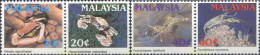 152402 MNH MALASIA 1989 FAUNA MARINA - Malaysia (1964-...)