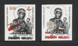 POLAND SOLIDARITY SOLIDARNOSC WALCZACA WROCLAW 1985 BLACK MADONNA OF CZESTOCHOWA RELIGION CHRITIANITY Shrine Jasna Gora - Viñetas Solidarnosc