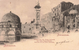 ISRAEL - Jérusalem - Assises De La Tour Antonia - Dos Non Divisé - Carte Postale Ancienne - Israël