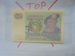 SUEDE 5 KRONOR 1978 Neuf (B.31) - Zweden