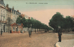 BELGIQUE - Bruxelles - Vue Sur L'avenue Louise - Colorisé - Carte Postale Ancienne - Prachtstraßen, Boulevards