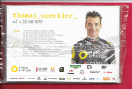 Lot  De Cartes  Direct Energie- Vendée Team Cyclisme Avec Thomas VoecKler, Jamais Servis Sous Blister Voir Scanne 2015 - Wielrennen