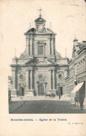 BELGIQUE - Bruxelles - Ixelles - Vue Sur La Façade De L'église De La Trinité - Carte Postale Ancienne - Ixelles - Elsene