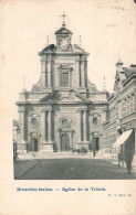 BELGIQUE - Bruxelles - Ixelles - Vue Sur La Façade De L'église De La Trinité - Carte Postale Ancienne - Elsene - Ixelles