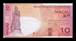 Macao Macau 10 Patacas BNU 2013 Pick 80c(2) Sc Unc - Macao