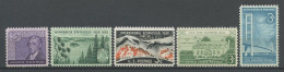 EU 1958 N° 641/645 ** Neufs MNH Superbes C 2 € Stuart Monroe Minnesota Lac Géophysique L+Michet-Ange Pont Mason - Unused Stamps