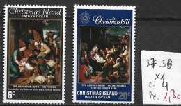 CHRISTMAS 37-38 ** Côte 4 € - Christmas Island