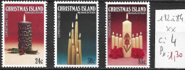 CHRISTMAS 182 à 84 ** Côte 4 € - Christmas Island