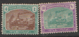 Sudan  1901  SG D6-7   Postage Dues  Fine Used - Sudan (...-1951)