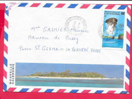 Enveloppe LETTRE  Nouvelle Calédonie, 1990, Recto Verso Voir Scanne, Timbre Et Tampon - Covers & Documents