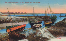 Lerat , Entre Piriac Et La Turballe * Le Port Plage Côte * Bateaux Pêche éditeur F. Chapeau N°840 Colorisée Lérat LERAT - Piriac Sur Mer